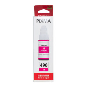 Tusz Canon GI-490  do Canon PIXMA G1400/G2400/G3400 | 70ml | magenta