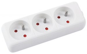Przedłużacz OFFICE PRODUCTS, 3 gniazda, 3m, z uziemieniem, biały