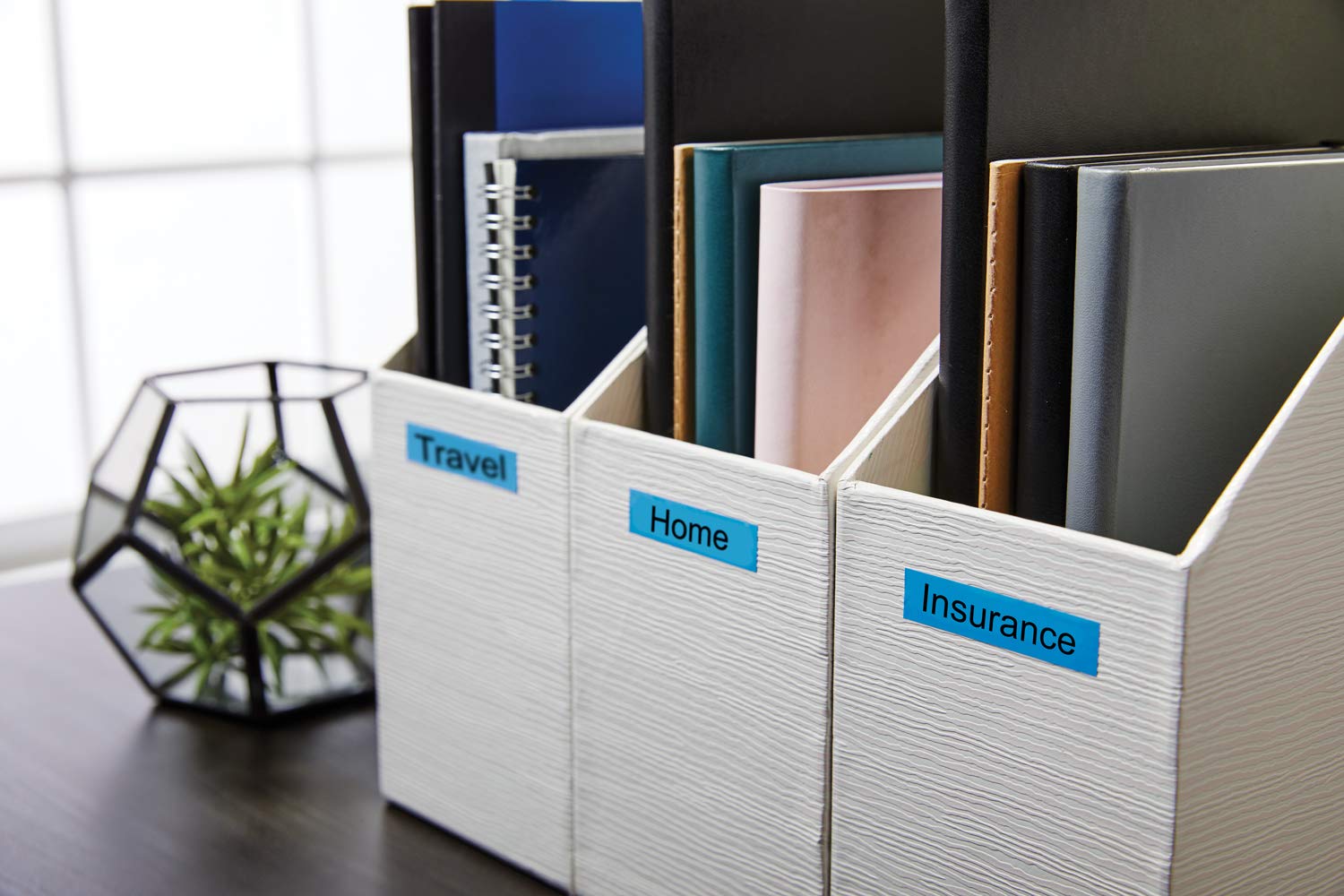 Taśma Dymo 45016 D1 12mm x 7m niebieska/czarny nadruk - obrazek 2