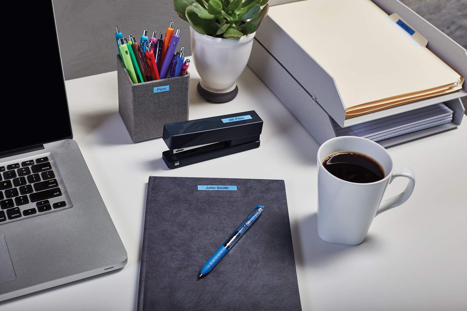 Taśma Dymo 45016 D1 12mm x 7m niebieska/czarny nadruk - obrazek 3