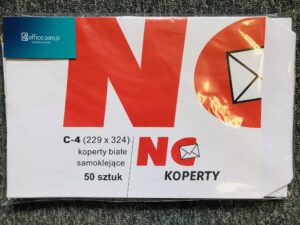 Koperta C4 SK (Samoklejąca) biała (50)