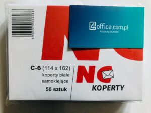 Koperta C6 SK (Samoklejąca) biała (50)