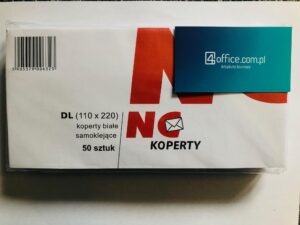 Koperta DL SK (Samoklejąca) biała  (50)