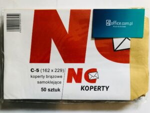 Koperta C5 SK brązowa (Samoklejąca) (50)