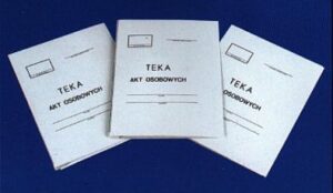 Teczka do akt osobowych A4 KIEL-TECH 350g