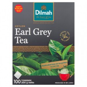 Herbata DILMAH EARL GREY 100kopert x2g czarna z zawieszką