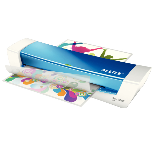 Laminator LEITZ iLam Home Office A4 niebieski - obrazek 3