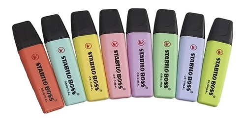 Zakreślacz STABILO BOSS ORIGINAL pastel etui 8 kolorów