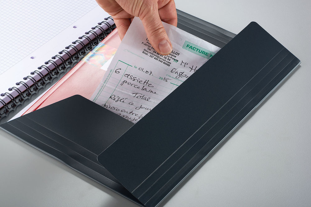 Kołonotatnik OXFORD INTERNATIONAL MEETINGBOOK z teczką A4 80 kartek kratka - obrazek 2