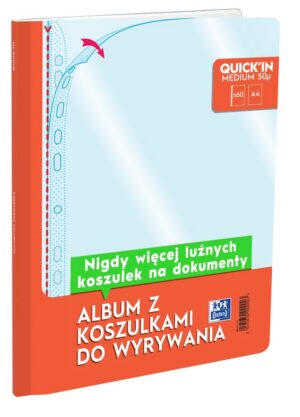 Album OXFORD z koszulkami krystalicznymi do wyrywania A4 60k 50mic krystaliczny