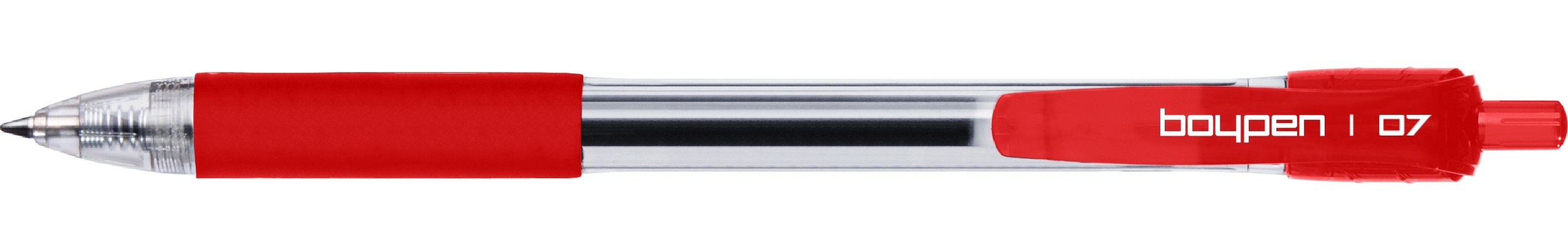 Długopis RYSTOR BOY PEN automatyczny czerwony - obrazek 2