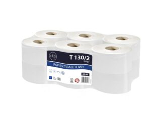 4. Papier toaletowy jumbo LAMIX PROFESSIONAL biały 130m 2warstwy celuloza