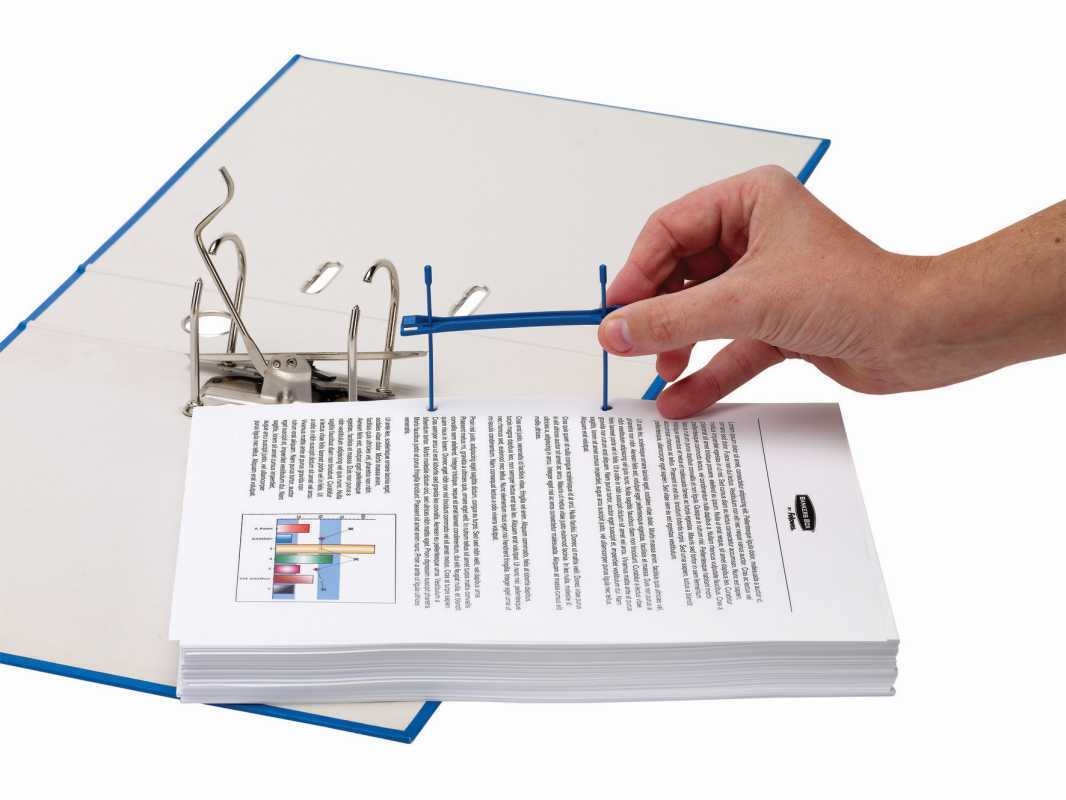 Klips do spinania dokumentów PRO niebieski 89801 FELLOWES op 50szt - obrazek 5