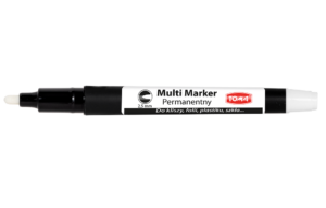 Marker permanentny MULTI MARKER biały 2.5mm TOMA TO-332