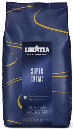 3. Kawa LAVAZZA SUPER CREMA 1kg ziarno 60% Arabica - 40% Robusta
