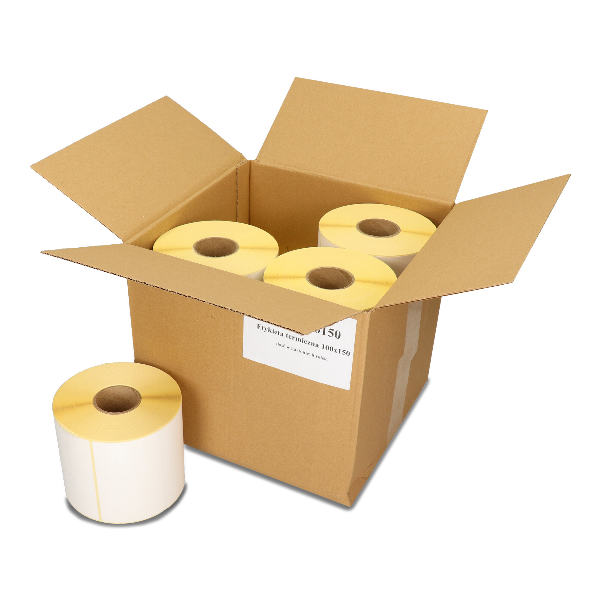 Etykieta termiczna na roli biała 58x43 700szt - obrazek 2