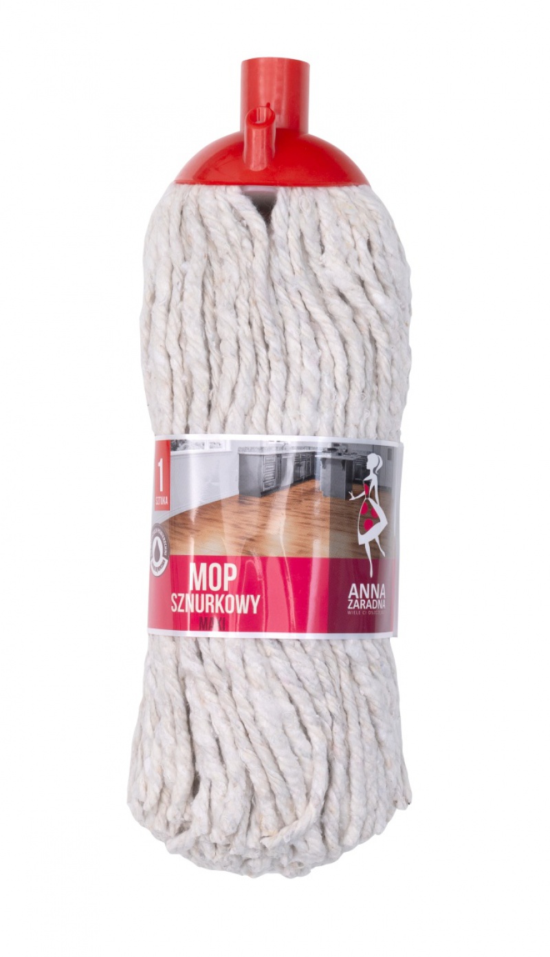 Mop ANNA ZARADNA, sznurkowy, maxi, 1 szt., biały - obrazek 2