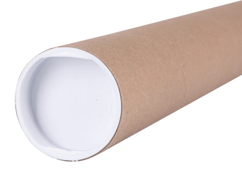 Tuba tekturowa OFFICE PRODUCTS śr. 52 mm, dł. 550 mm, na formaty A2, B3, B2 - obrazek 3