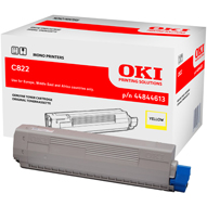 Toner Oki do C822 | 7 300 str. | yellow