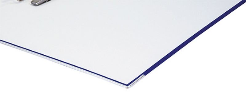 Segregator OFFICE PRODUCTS Officer z szyną, PP, A4/55mm, biały - obrazek 3