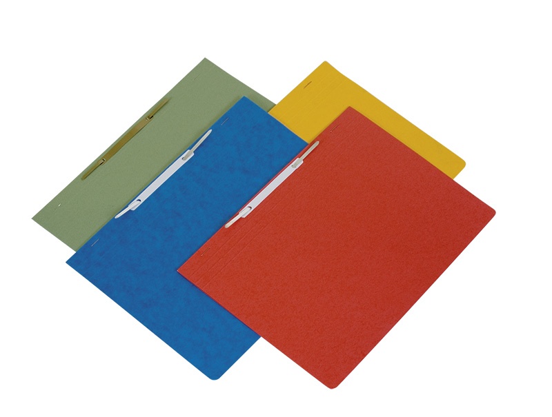 Skoroszyt DONAU, preszpan, A4, twardy, 390gsm, żółty - obrazek 2