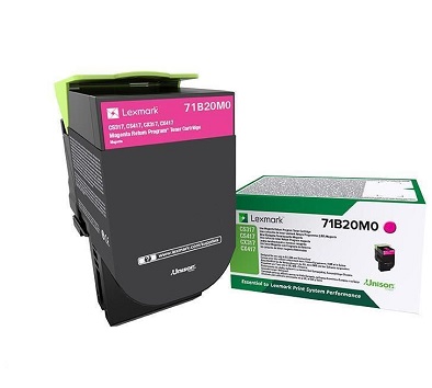 Kaseta z tonerem Lexmark 71B20M0 do CS/CX3 | zwrotny | 2 300 str. | magenta