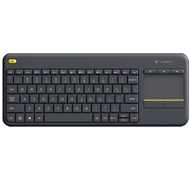 Logitech klawiatura K400 + Wireless Touch | bezprzewodowa | USB | black/grey