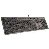 A4-Tech klawiatura KV-300H Grey | USB| Ultra płaska