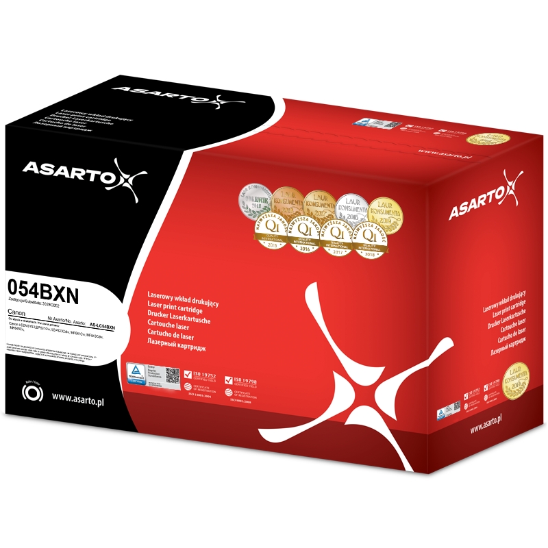 Toner Asarto do Canon 054BXN | 3028C002 | 3100 str. | black