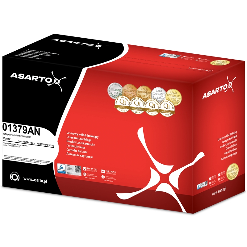 Toner Asarto do Xerox 01379AN | 106R01379 | 4000 str. | black