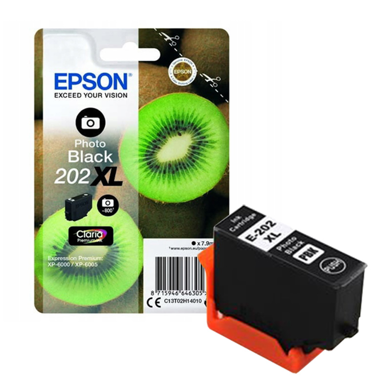 Tusz Epson photo 202XL do XP-6000 | 800str. | 7,9 ml | black