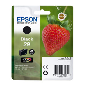 Tusz Epson T29  do XP-235/332/335/432  5,3  ml  black