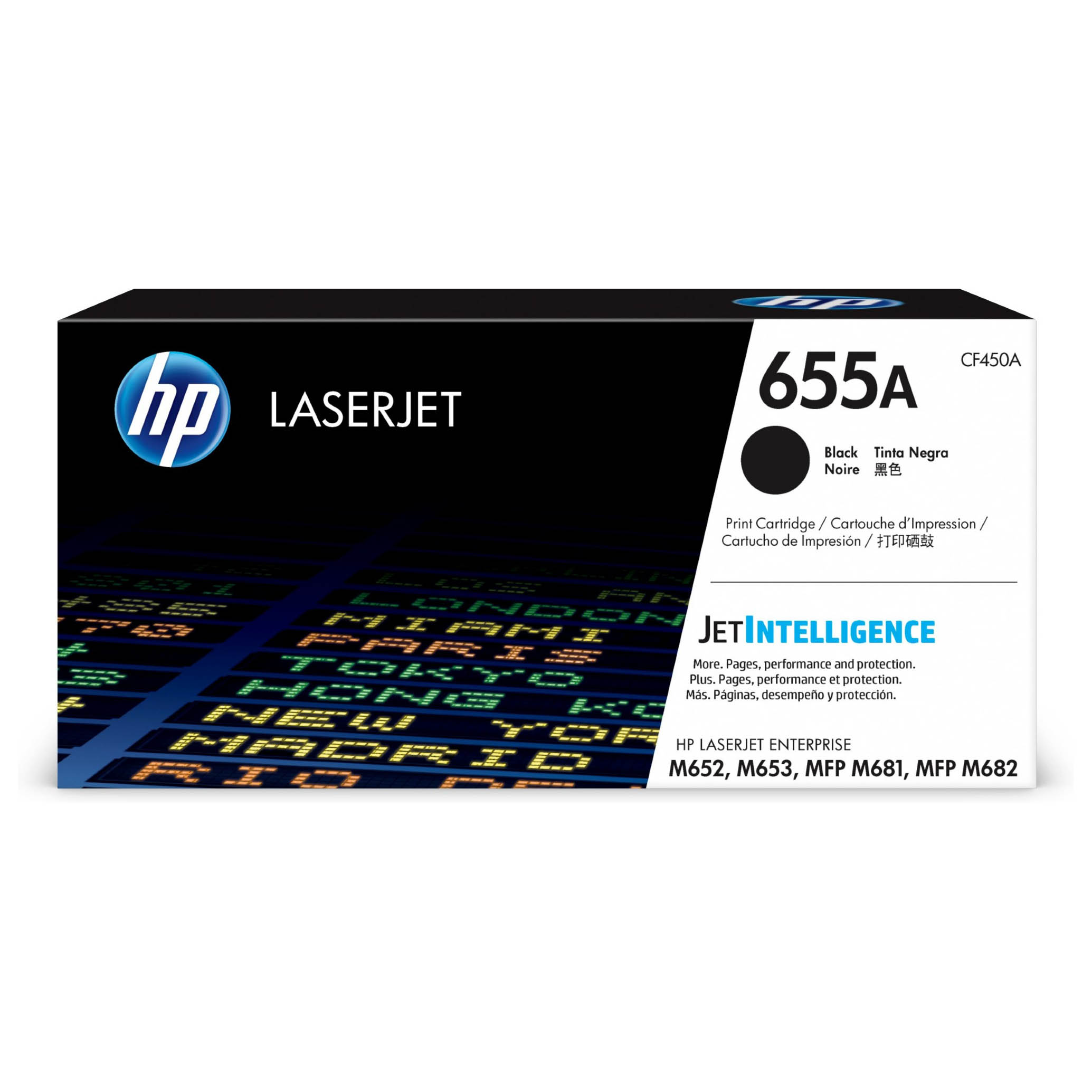 Toner HP 655A do Color LaserJet Enterprise M653/M681/M652 | 12 500 str. | black
