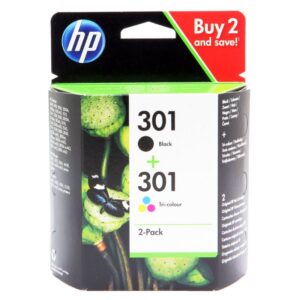 Zestaw dwóch tuszy HP 301 | 2 x3 ml | CMY/K