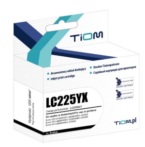 Tusz Tiom do Brother LC225YX | LC225XLY | 1200 str. | yellow