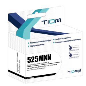 Tusz Tiom do Brother 525MXN | LC525XLM | 1300 str. | magenta