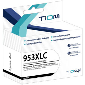 Tusz Tiom do HP 953XLC | F6U16AE | 1600 str. | cyan