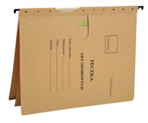 Skoroszyt na akta osobowe siarczanowy ESSELTE zawieszany