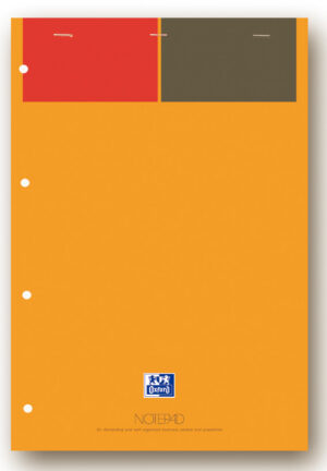 Notatnik OXFORD NOTEPAD A4+ 80k linia żółty