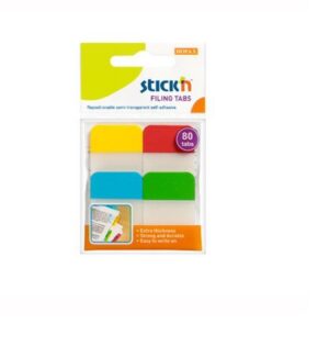 Przekładki indeksujące Stick"n przeźroczyste 38X25mm 4 kolory