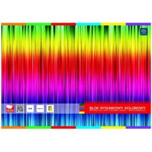 Blok rysunkowy Interdruk A4 kolor 20 kartek