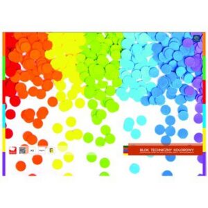Blok techniczny Interdruk A4 kolor  10 kartek