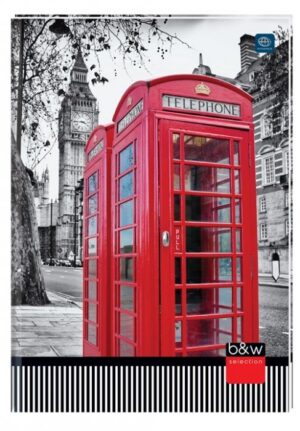 Brulion A4 96k linia twarda oprawa