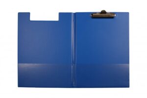 Teczka klip A4 niebieska