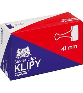 Klipy biurowe GRAND 41mm (12szt)