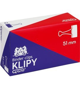 Klipy biurowe GRAND 51mm (12szt)