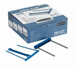 Klips do spinania dokumentów PRO niebieski 89801 FELLOWES op 50szt