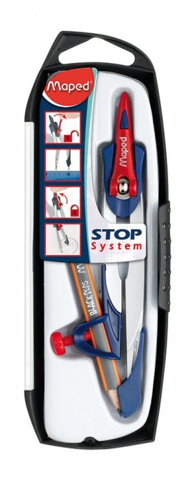 Cyrkiel MAPED STOP SYSTEM z ołówkiem