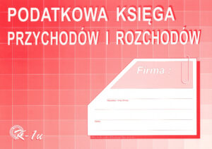K-1U Podatkowa księga przychodów i rozchodów. A-4. offset