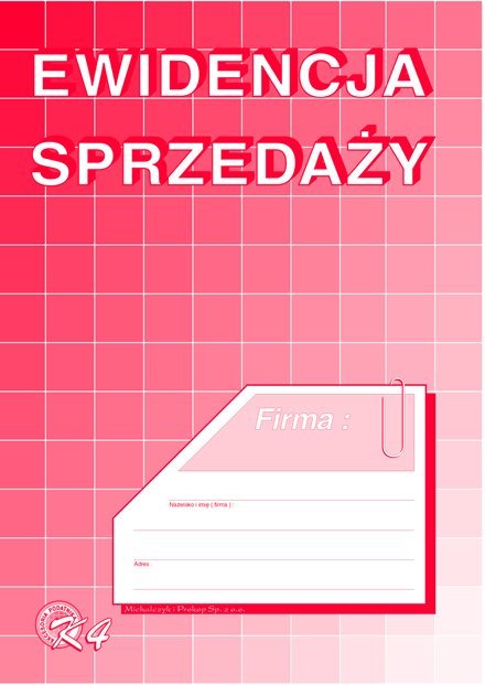 K4 Ewidencja sprzedaży A5